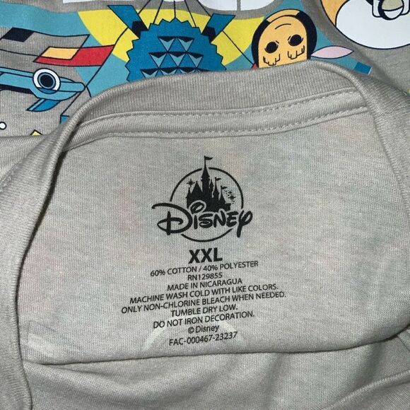 Walt Disney World Epcot Center Figment Olaf Nemo Discover T-Shirt size XXL - Picture 4 of 4